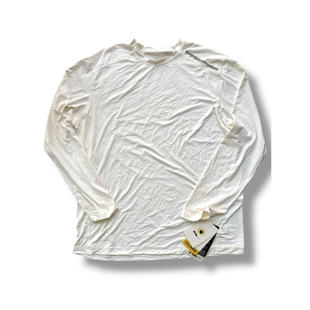 Copied - BloqUV Jet Long Sleeve Men's Tee - White sz XXL